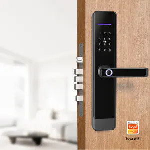Smartek RFID Keyless anahtarsız giriş parmak izi kodu RFID kart tuş kilidi App dijital biyometrik 6068 6085 Tuya akıllı kapı kilidi