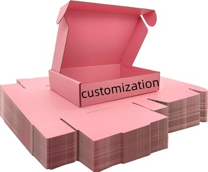 Custom Style Recycled Materials Matt Lamination Packing Kraft Paper Box Magnetic Closure Custom Logo Corrugated Board Box - Product Image 1