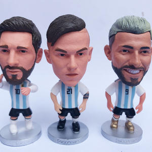 Souvenirs pour fans de football, figurines en PVC de 6,5 cm de hauteur, figurines de C. Ronaldo, Ramos, Mbappé pour joueurs de football - Product Image 2