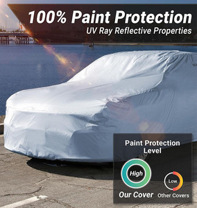 ผ้าคลุมป้องกันรถออฟโรดฝนฝนและแสงแดดผลิตจากโรงงานปรับแต่งได้ - Product Image 2