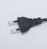 Cable de Alimentación EU Schuko 2 Pines IEC C13, Cable de Repuesto de Cobre Puro para Monitor de Computadora de Escritorio, Impresora, Compatible con Filipinas
