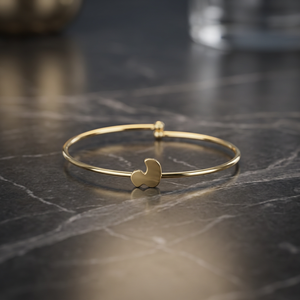 Pulsera de Latón con Diseño de Patito Plateado - Regalo Unisex de Moda - Product Image 2