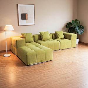 Juego de Sofás Compactos Modernos y Sencillos de Esponja Comprimida, Sofá de Espuma de Alta Densidad con Diseño Creativo para Sala de Estar, Venta al Por Mayor - Product Image 2