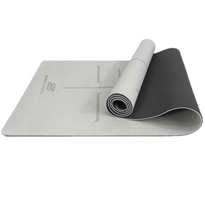 Ot-estera de <span class=keywords><strong>yoga</strong></span> antideslizante de TPE, estera de <span class=keywords><strong>Yoga</strong></span> de lujo con etiqueta privada para Pilates y fitness, venta al por mayor - Product Image 3
