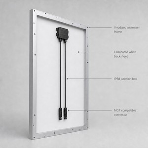 Mini panneau solaire photovoltaïque 30W, dimensionnement personnalisé pour terrasse, pergola, <span class=keywords><strong>auvent</strong></span>, alimentation, vente en gros, revendeur au Danemark - Product Image 5