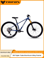 Leichtes Aluminium-Mountainbike mit Luftfedergabel BOOST-Lagernabe und SHIMANO M6100 12-Gang-Schaltung für Langstrecken-Trailtouren