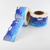 Etiqueta Termoencogible Personalizada para Botellas de Agua Mineral de PVC