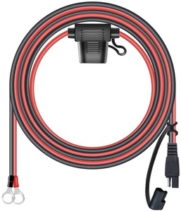 สายเชื่อมต่อแบบปลดเร็ว Sae to O Ring สำหรับรถจักรยานยนต์และรถยนต์ สายไฟขนาด 10 AWG สำหรับชาร์จแบตเตอรี่ - Product Image 4