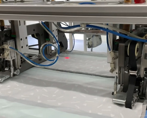 Hệ thống sản xuất vỏ gối bán tự động với tự động cắt tỉa và viền cho dây chuyền sản xuất dệt may gia đình - Product Image 2