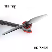 Hélice HQProp 7X5.5 à 2 pales 7055, hélice à haute efficacité pour avion à double moteur quadricoptère longue portée de 7 pouces