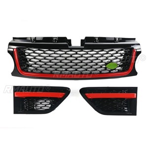 สำหรับ Range Rover Sport 2010-2013 อุปกรณ์ตกแต่งรถยนต์ กระจังหน้ารถยนต์ กระจังหน้าแบบแข่ง กระจังหน้ากันชนหน้า ชุดแต่งกันชนหน้า - Product Image 3