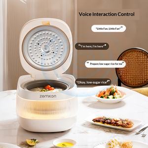 Cuisinière à <span class=keywords><strong>riz</strong></span> multifonction intelligente à commande vocale IA personnalisée pour la maison, 3L, en titane, pour <span class=keywords><strong>4</strong></span> <span class=keywords><strong>personnes</strong></span>, avec fonction de chauffe-châssis et de soupe - Product Image 2