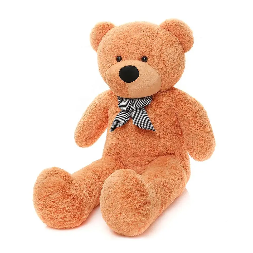 24in/60Cm Pluche Speelgoed Teddybeer Huid Half Afgewerkte Pop Wit Kawaii Zacht Speelgoed Voor Baby Kinderen Vriendin Cadeau