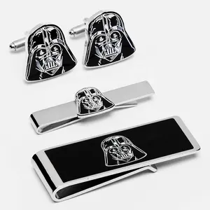 Factory price hot selling custom star war Cuff links Tie clips