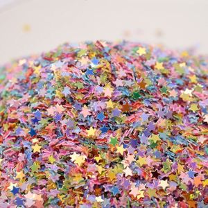 High Quality Gold Shiny <b>Light</b> <b>Star</b> Shape Loose Sequins PVC Paillettes Crafts Sewing for Women Garments Kids DIY Decoration - Product Image 2