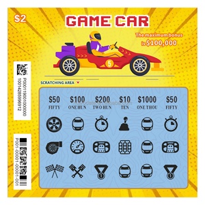 Boleto de Lotería Instantáneo de Alta Calidad con Impresión de Datos Variables a Todo Color, Diseño Personalizado con Logotipo OEM - Product Image 2