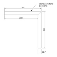 Profilé de base en aluminium moderne, stable et étanche, pour revêtement de bardage, plinthe, terrasse, jardin, maison, couvercle de bordure durable, lisse, extérieur 5