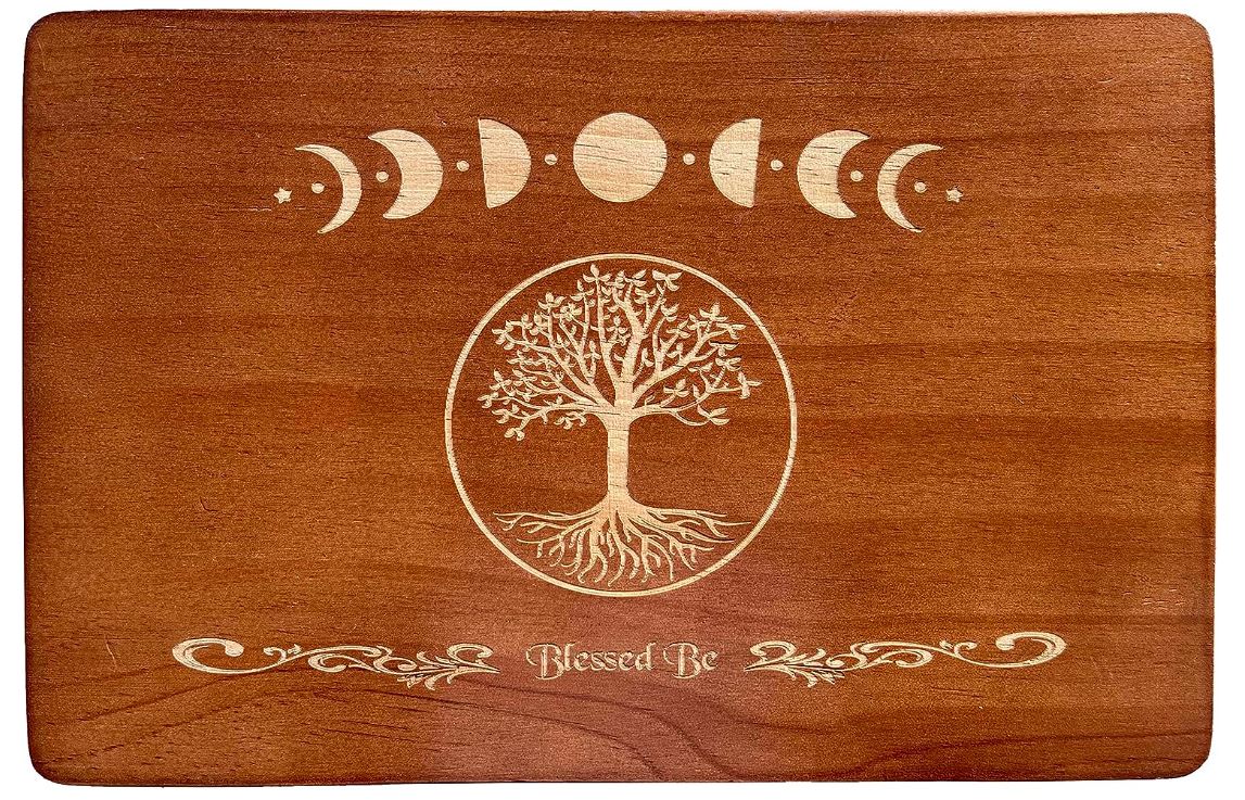 Ikare Tavolo Da Meditazione In Bambù Con Cassetto - Altare Puja, 69x25x28 Cm, 2 Ripiani, Per Statue E Incenso - 4