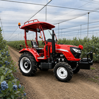 Excepcional Tractor Agrícola de 100HP con Tracción 4x4, Cabina con Aire Acondicionado, Sistema Hidráulico Robusto y Elevación Alta para Tareas Agrícolas Profesionales