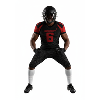 Sous-vêtements de compression pour le football américain, couche de base, évacuation de l'humidité et ventilation latérale, panneau en maille pour l'entraînement et la compétition