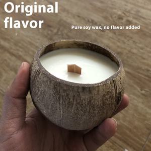 Pour <span class=keywords><strong>Amazon</strong></span> Bougie parfumée <span class=keywords><strong>en</strong></span> gros transfrontalière dans un bol <span class=keywords><strong>en</strong></span> coquille de noix de coco Bol décoratif <span class=keywords><strong>en</strong></span> bois de noix de coco créatif pour Noël - Product Image 6