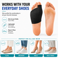Coussinets métatarsiens pour femmes et hommes, coussinets en gel pour l'avant-pied, 3 tailles, manchons souples pour l'avant-pied pour soulager la pression et le confort quotidien
