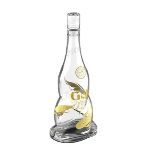 Glassware Factory Direct Exporting Premium Glass Whisky Decanter with Lid -  China Glass Wine Bottle and Glass Whisky Bottle price