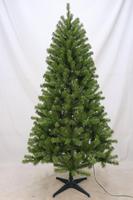 Sapin de Noël artificiel de 1,80 m, blanc, en plastique trempé, à pointes effilées, pour intérieur, avec base de support, écologique, haute qualité