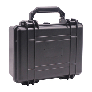 Estuche de herramientas resistente al agua, caja de herramientas de plástico, equipo de almacenamiento protector, organizador negro - Product Image 1