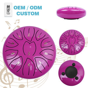 โรงงานรับผลิตกลองลิ้นเหล็ก 6 นิ้ว 11 เสียง สีม่วง พร้อมบริการสกรีนโลโก้ตามแบบที่ต้องการ เป็นของขวัญแปลกใหม่ - Product Image 1