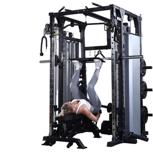 Sử Dụng Thương Mại Đa Chức Năng Điện Giá Thép Ròng Rọc Cáp Máy Smith Pull-up Thanh Cho Nhà Phòng Tập Thể Dục Tập Thể Dục Mục Tiêu Ngực Trở Lại - Product Image 3