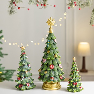 Cross-border Nordic Style Resin <b>Christmas</b> <b>Tree</b> Ornaments Home Desk Decorations Festive Scene <b>Christmas</b> Crafts Factory - Product Image 1