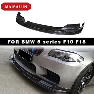 Vente directe d'usine, pièces de rechange de voiture, lèvre de pare-chocs de voiture, lèvre avant de Style 3D en Fiber de carbone pour BMW série 5 F10 F18 - Product Image 2