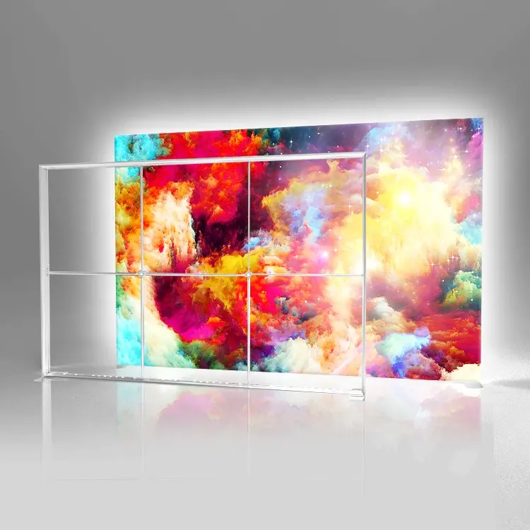 Lintel Seg Light Box Exhibition Snap Frame Led Light Box Display Fabric Advertising Light Box Aluminium Frame