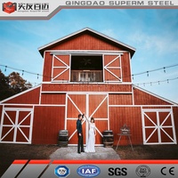 Bâtiment moderne à structure en acier Maison d'hôtel de luxe Barndo Price Barndominium Kits Grange Barns With Design