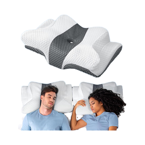 Sommeil Médecin Approuvé Refroidissement Orthopédique Mousse À Mémoire Oreiller Conception De Contour Ergonomique pour Dormeur Latéral Adultes Cervical - Product Image 1