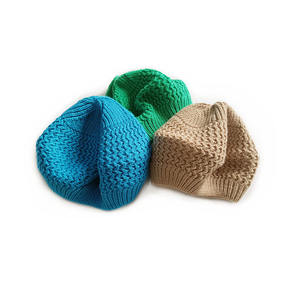 Béret pour enfant, chapeau tricoté pour bébé fille, chapeau en tricot d'artiste français, béret tricoté chaud à la mode pour petite fille - Product Image 3