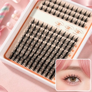 Extensions <span class=keywords><strong>de</strong></span> <span class=keywords><strong>cils</strong></span> individuelles en bouquets style Manga, noires, à pointes effilées, volume léger, pour pose DIY, kit <span class=keywords><strong>de</strong></span> bouquets <span class=keywords><strong>de</strong></span> <span class=keywords><strong>cils</strong></span> en gros - Product Image 5