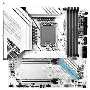 Jginyue z790m tuyết Giấc Mơ DDR4 Máy tính để bàn chơi game <span class=keywords><strong>PC</strong></span> bo mạch chủ Hỗ trợ Intel 12th/13th thế hệ lga1700 nền tảng Bộ vi xử lý - Product Image 1