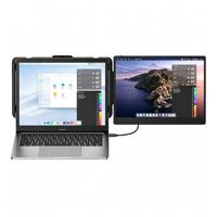 Moniteur portable OEM/ODM 14 pouces IPS 1080p S1 FHD HDR double écran, extension d'écran pour ordinateur portable, haut-parleurs intégrés, vente en gros d'usine pour MAC PS5