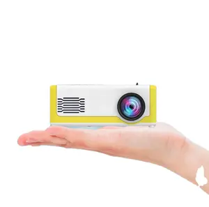 Factory Wholesale Mini Portable M1 Projector Cell Phone Projector Support Mobile Phones Wireless/Wired Mirroring LCD Projector