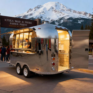 Gran oferta completamente cargada, <span class=keywords><strong>tren</strong></span>, camión de comida, Sudáfrica, café, té Boba, bebida fría suave, vino, jugo, remolque de comida con baño - Product Image 2