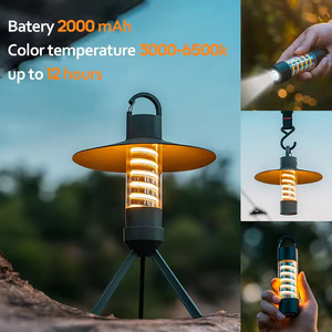 Lampe de camping LED rechargeable 3 en 1, deux sources lumineuses, température de couleur réglable, étanche IP54, <span class=keywords><strong>lanterne</strong></span> portable pour l'extérieur, camping - Product Image 3