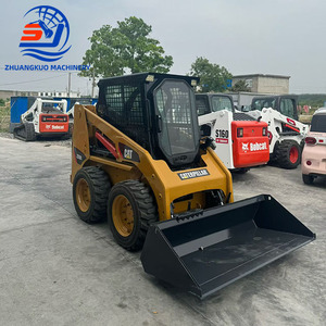 Chargeuse compacte sur pneus CAT 226B3 d'occasion fiable, faible taux de défaillance, faible entretien, équipement de construction compact - Product Image 3