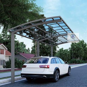 Abri de <span class=keywords><strong>voiture</strong></span> en polycarbonate à prix réduit, auvent de <span class=keywords><strong>garage</strong></span> en métal pour le stationnement des voitures, auvent en aluminium - Product Image 3