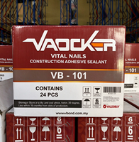 Colle marron haute adhérence sans clouage pour collage et remplissage de joints pour la décoration intérieure et extérieure, marque privée OEM