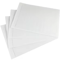 Enveloppes d'expédition en plastique transparent imperméables en gros, pochettes, impression en gravure, sérigraphie, étiquette d'expédition autocollante