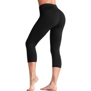 FOXA Leggings capri taille haute pour femme, pantalon de yoga et de course à pied avec contrôle du ventre - Product Image 3