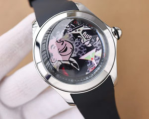 นาฬิกา Corum สำหรับผู้ชาย ขนาด 44 มม. ตัวเรือนเหล็กกล้า ระบบอัตโนมัติ กลไกจักรกล ดีไซน์ Big Bubble สไตล์ Magical Pop พร้อมโลโก้สั่งทำพิเศษ - Product Image 4