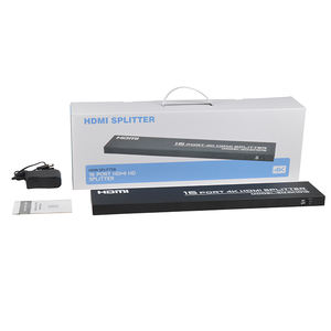 FJ-SM4K1016 fjgear <span class=keywords><strong>HDMI</strong></span> 4K <span class=keywords><strong>16</strong></span>พอร์ต HD <span class=keywords><strong>Splitter</strong></span> 1 in <span class=keywords><strong>16</strong></span> OUT <span class=keywords><strong>16</strong></span>หน้าจอแสดงผล3840*2160/30Hz - Product Image 6